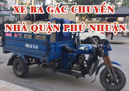 Xe ba gác chuyển nhà quận Phú Nhuận